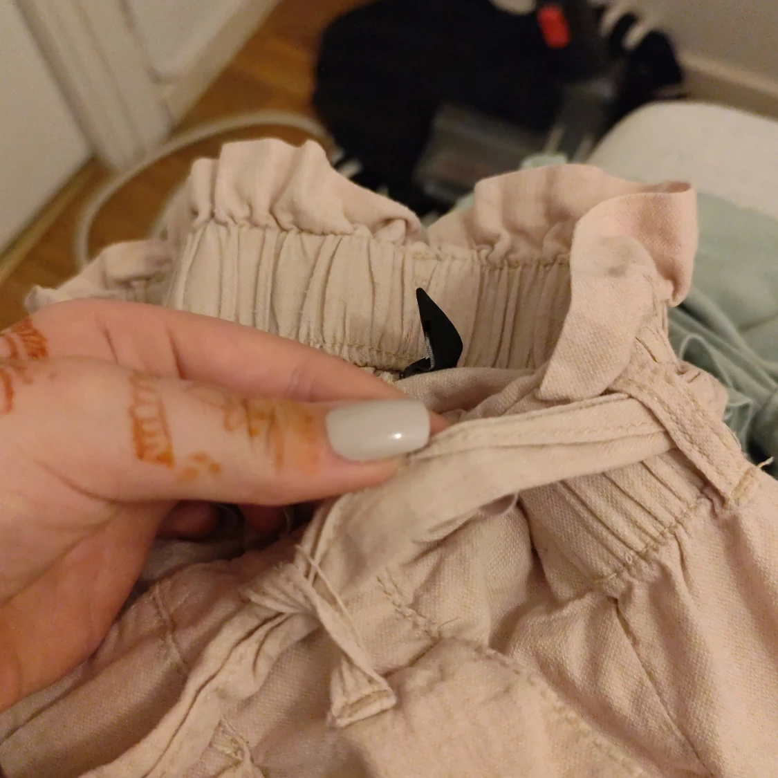 Beige shorts från h&m - 4