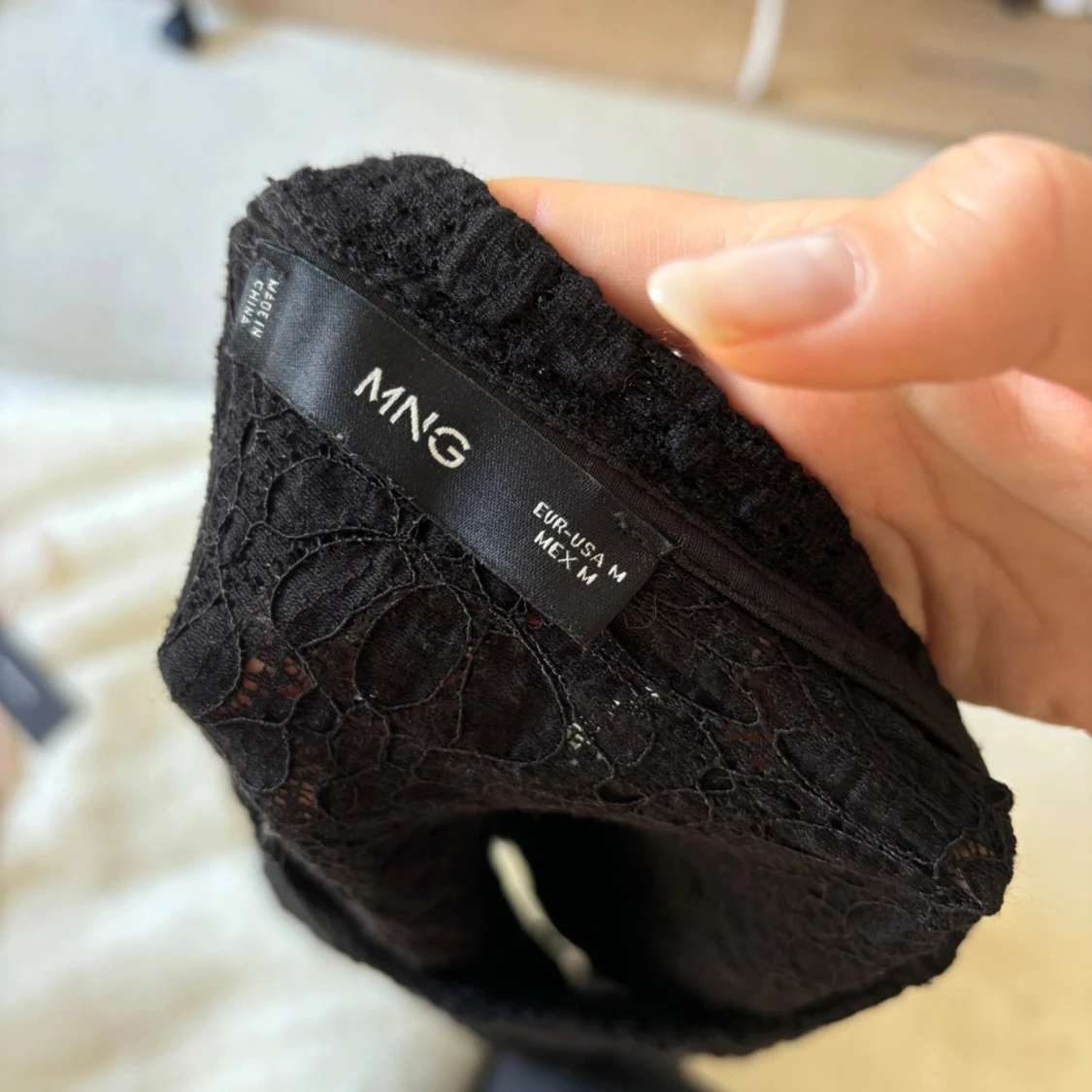 Snygg spets tshirt - 3