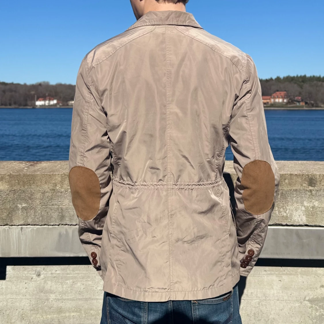 Beige skjort-jacka - 2