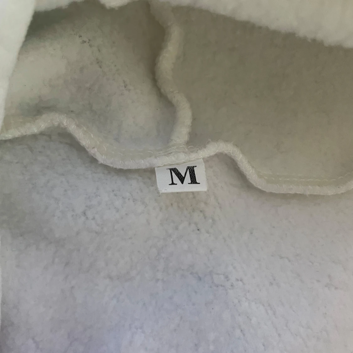 Vit croppad hoodie med dragkedja - 4