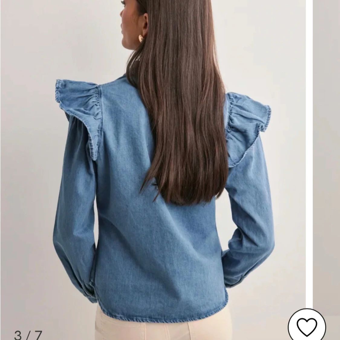 Blå jeansskjorta från ONLY - 1