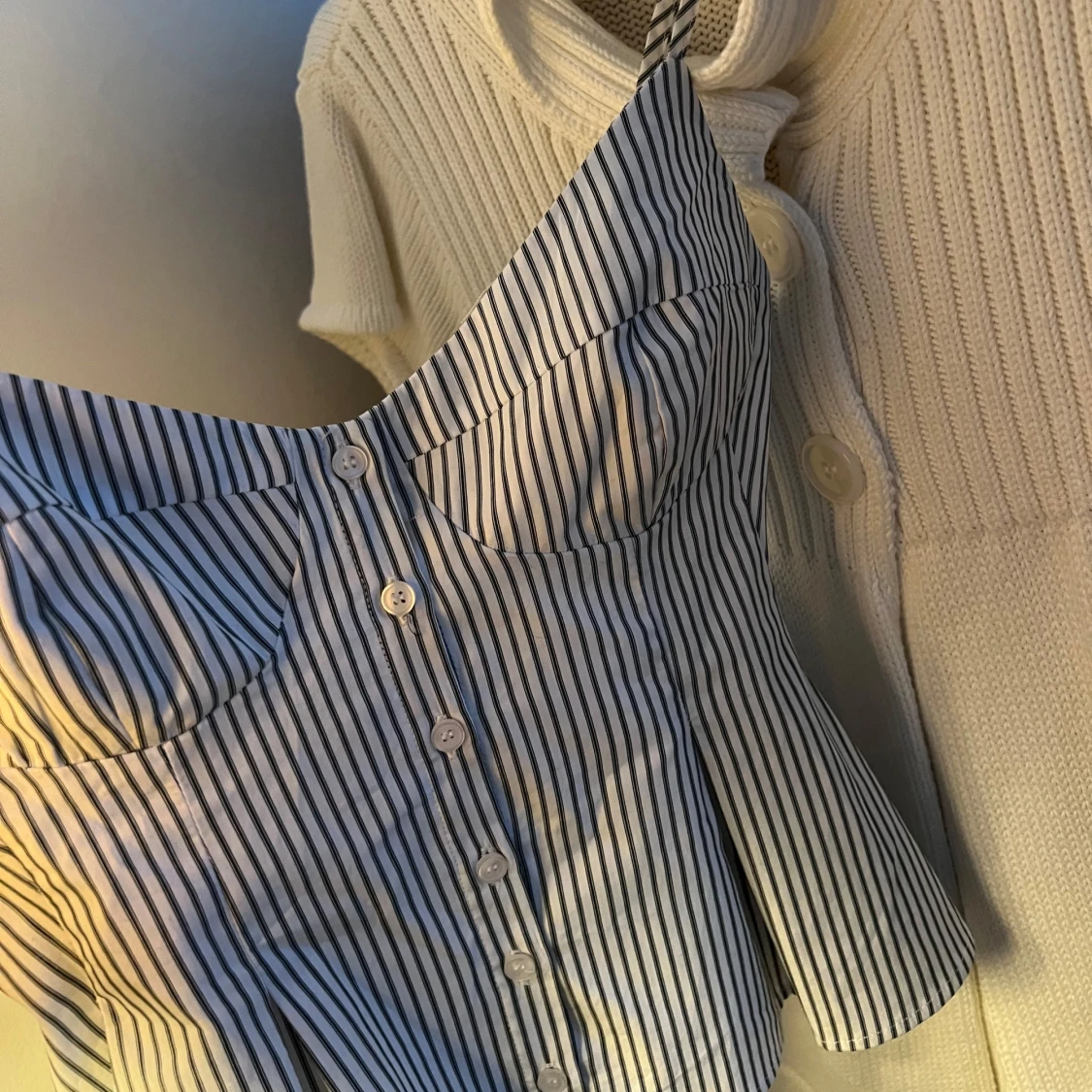 Randig korsettopp från Zara - 2