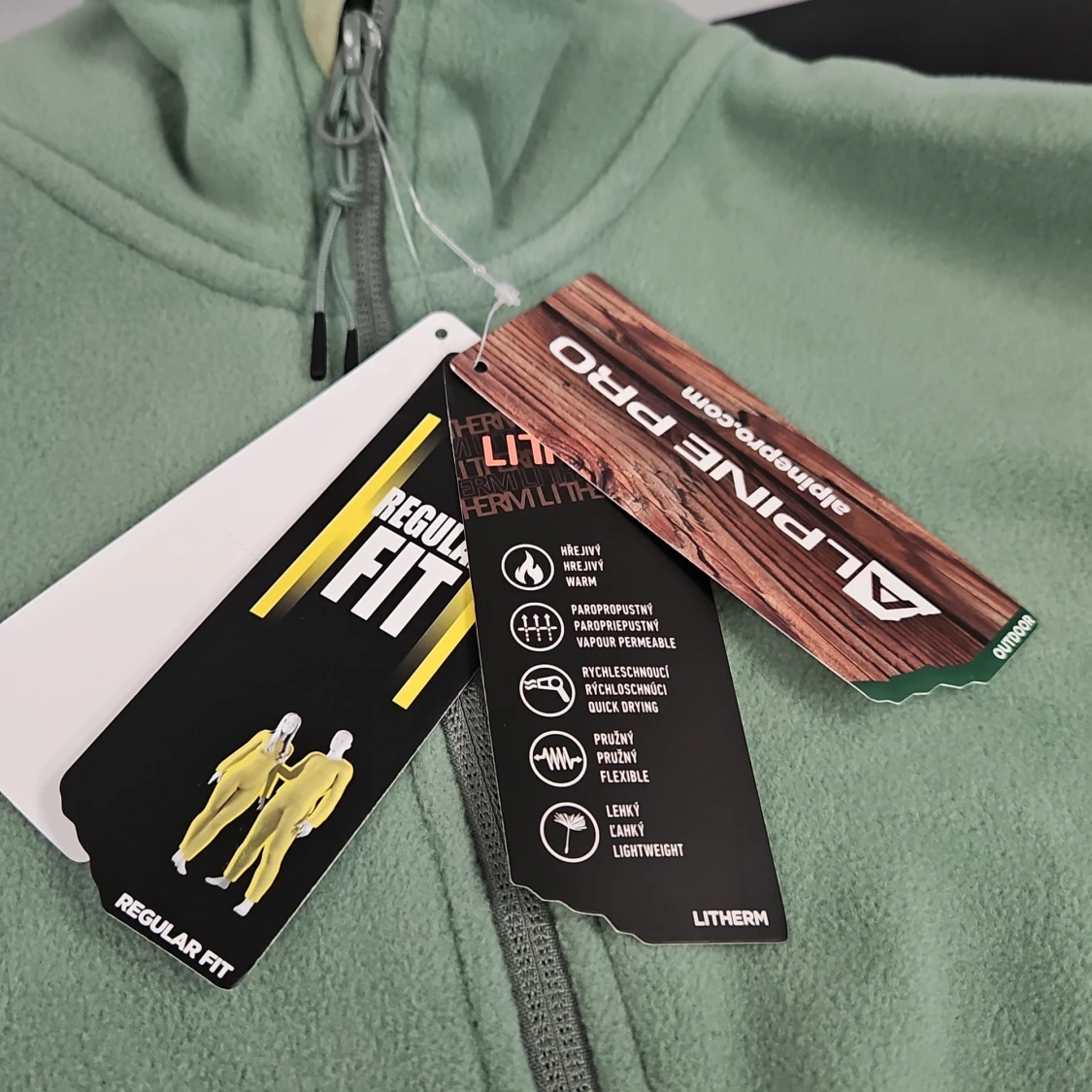 Grön fleecejacka från Alpine Pro - 4