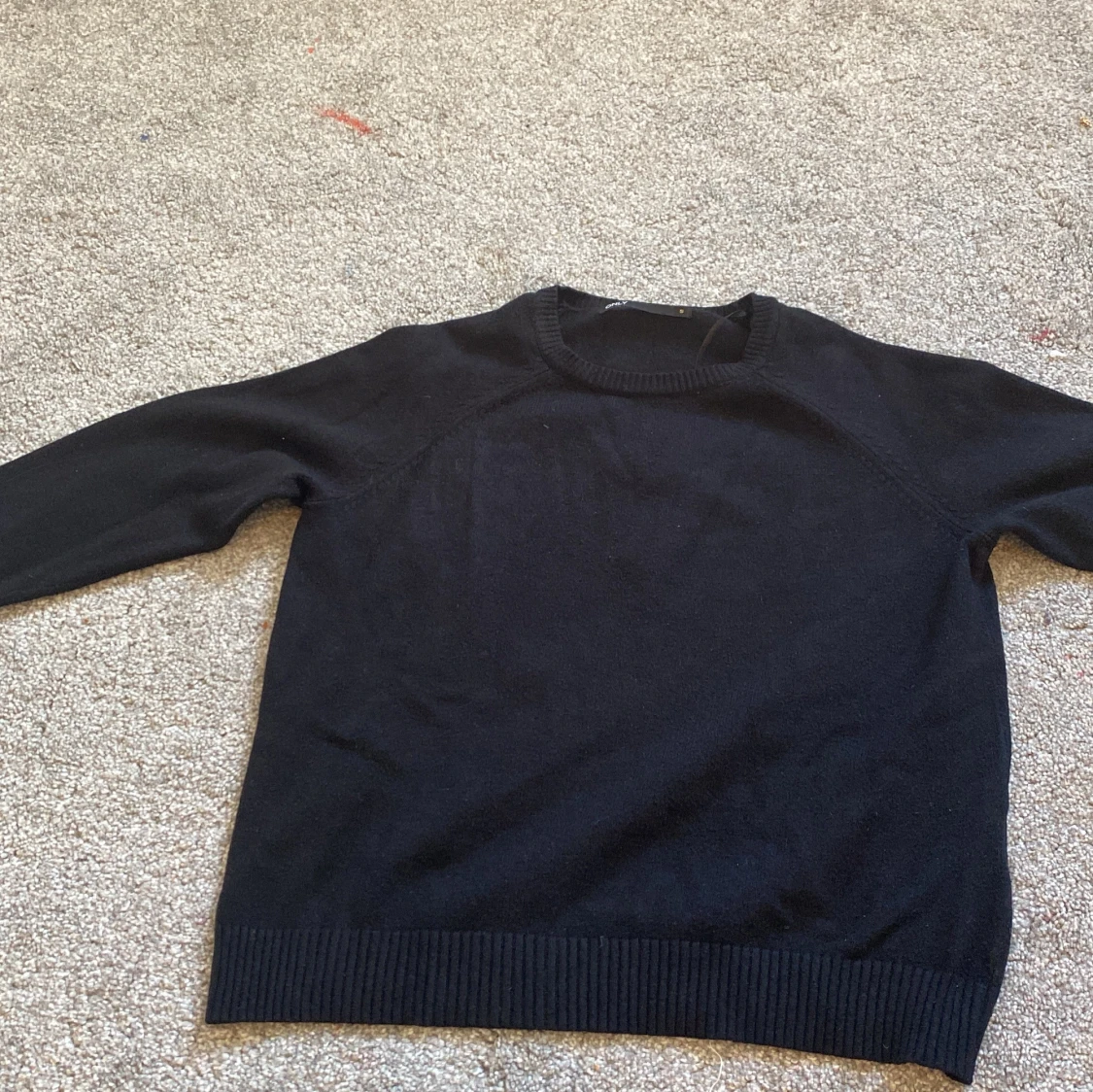 Svart stickad tröja❤️ - 1