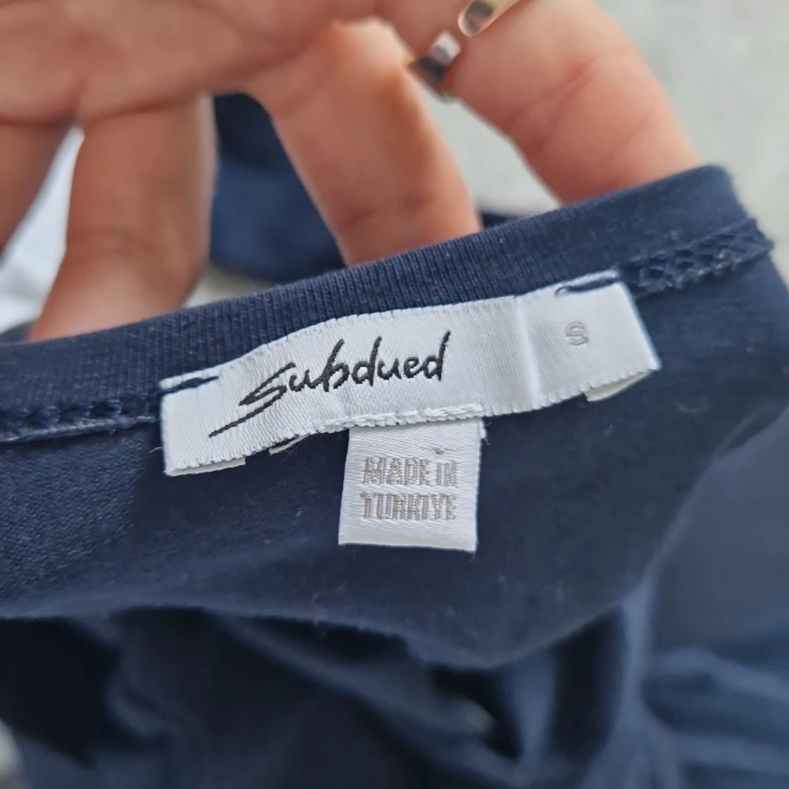 Mörkblå långärmad topp Subdued - 2