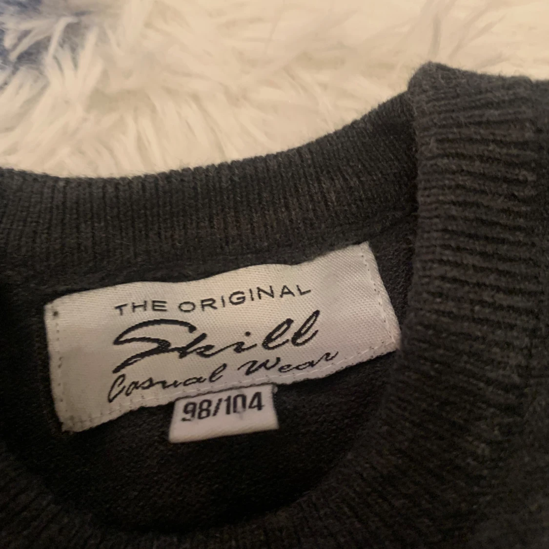 Mörkgrå stickad tröja Skill - 2