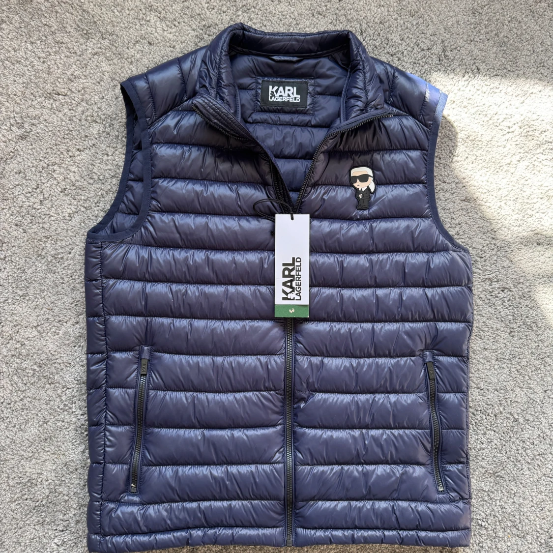 Marinblå Karl Lagerfeld Väst, HELT NY! (M)