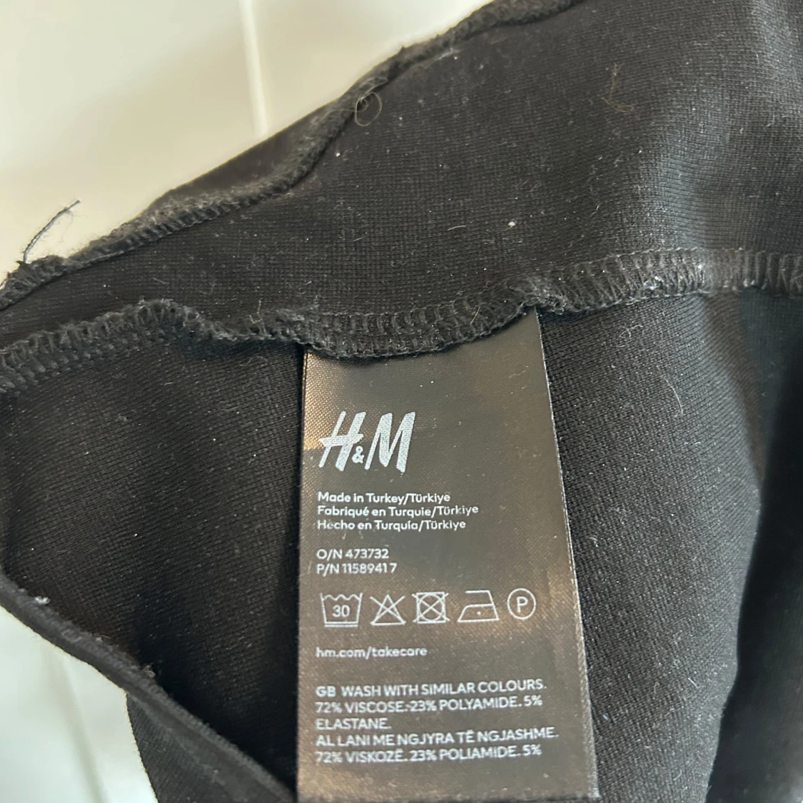 Svart korsettopp från H&M Divided - 3
