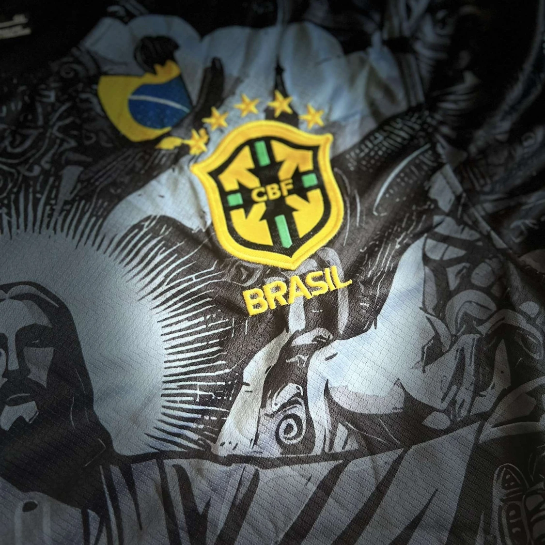 Brasiliansk jesus fotbolltröja - 3