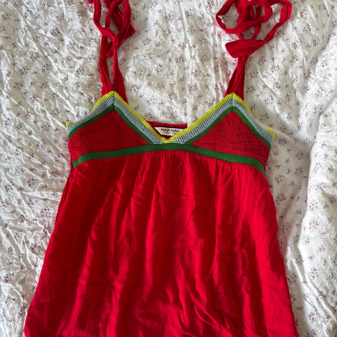 Röd somrig topp - 1