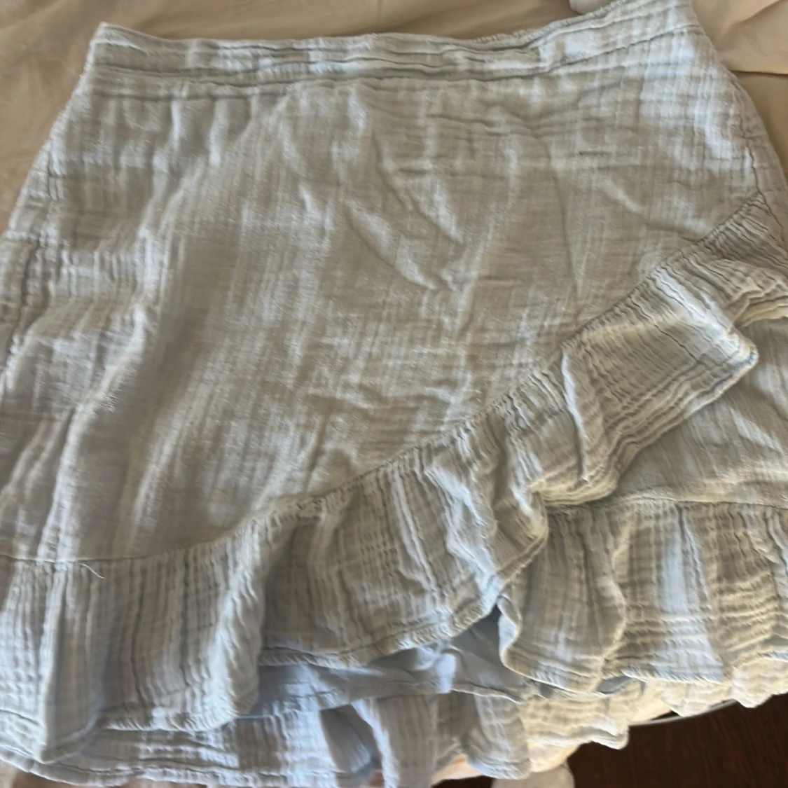  baby ljus blå volangkjol - 3