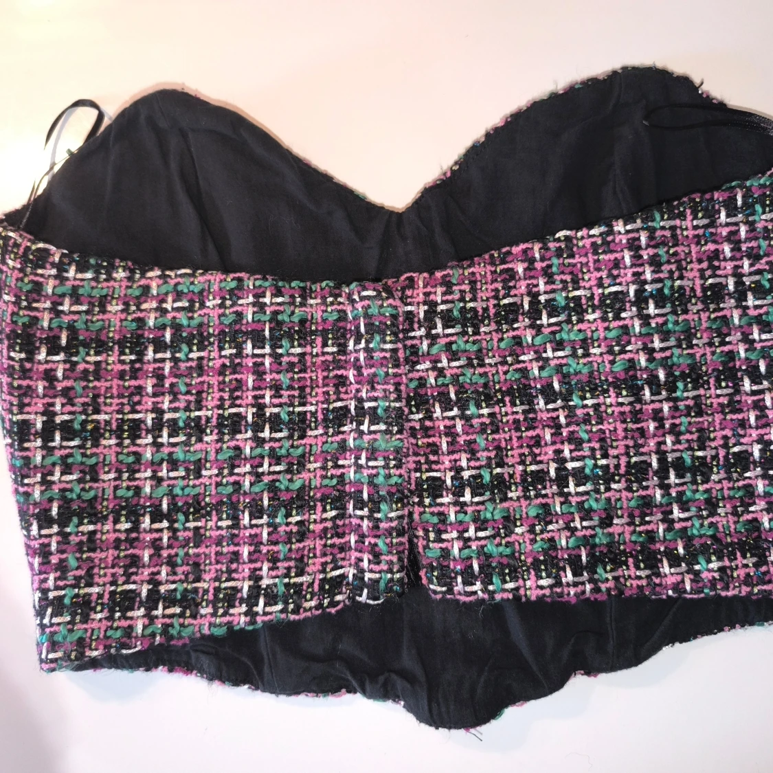 Flerfärgad korset topp från Zara - 1