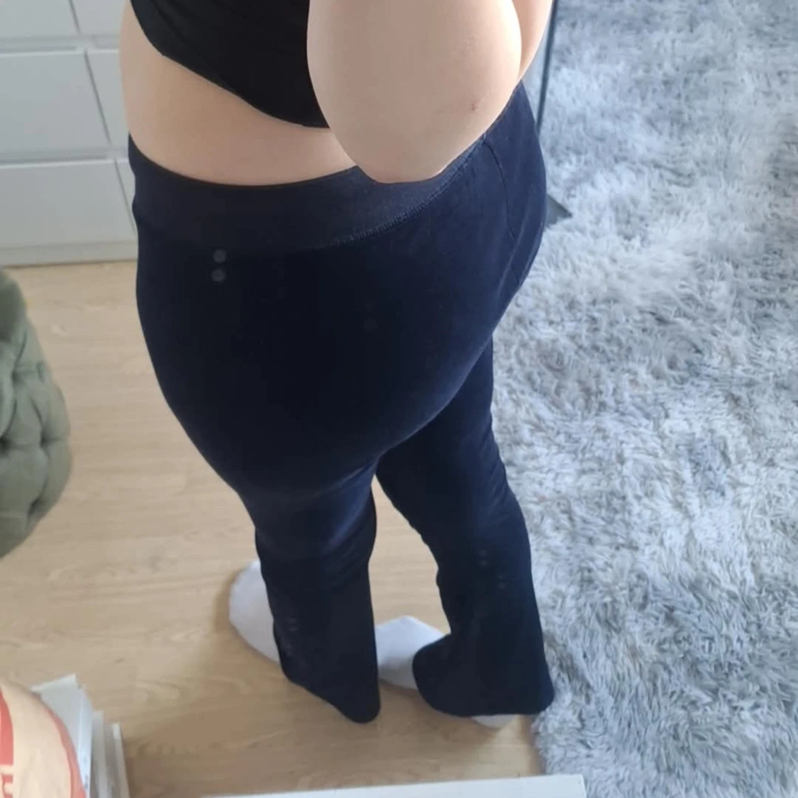 Marinblå mjukisbyxor från Juicy Couture - 1