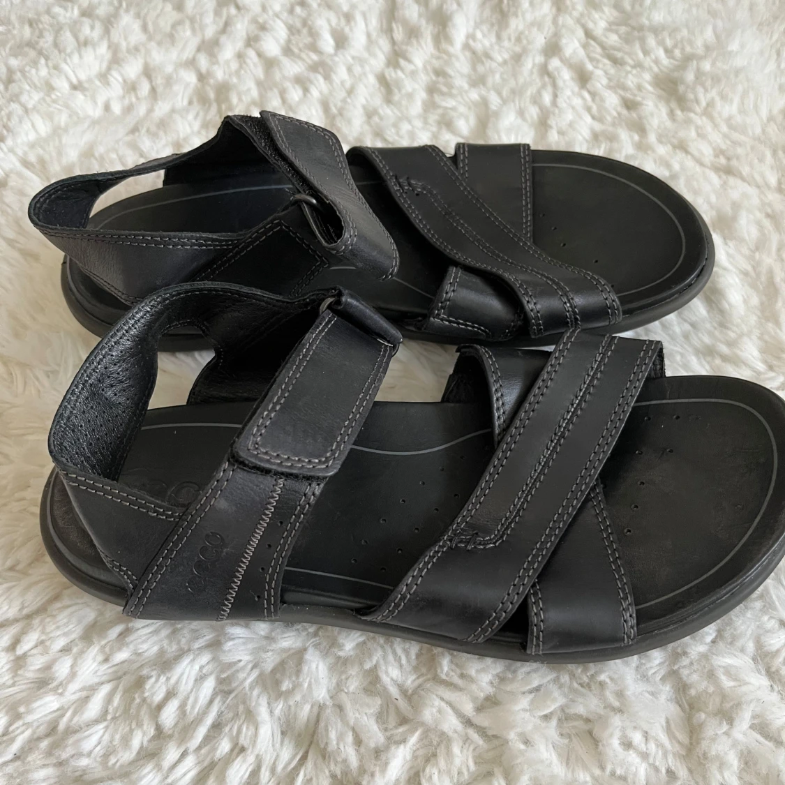 Svarta sandaler från Ecco 