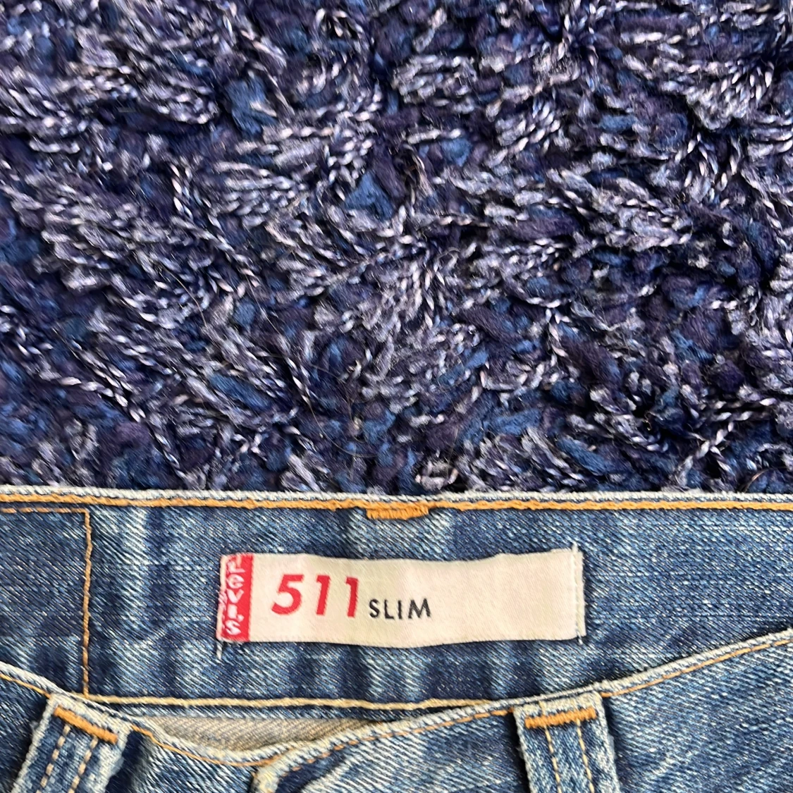 Levi's 511 Slim jeans i ljusblå denim - 3