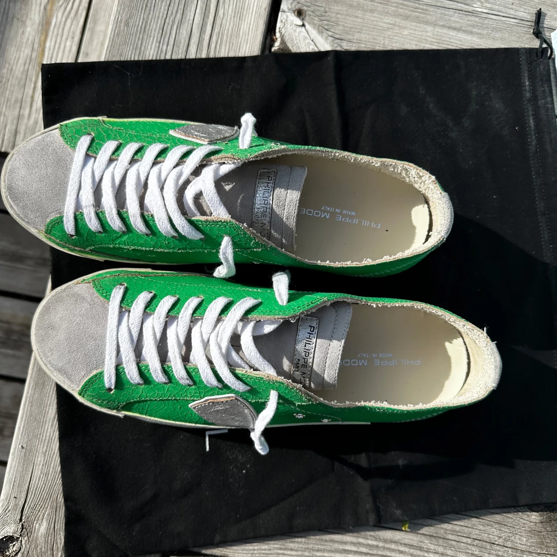 Gröna sneakers från Philippe Model - 3