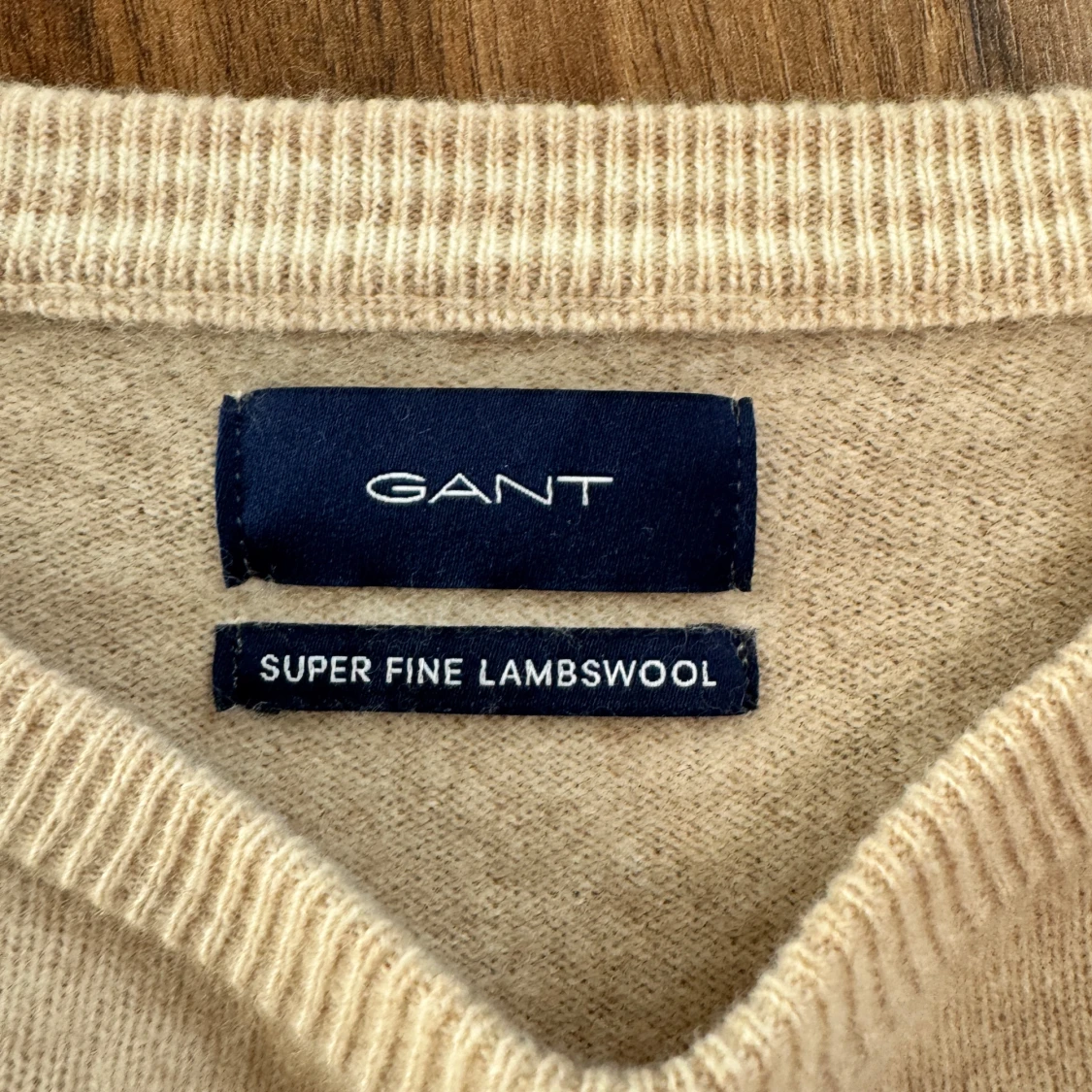 Beige ulltröja från Gant - 2