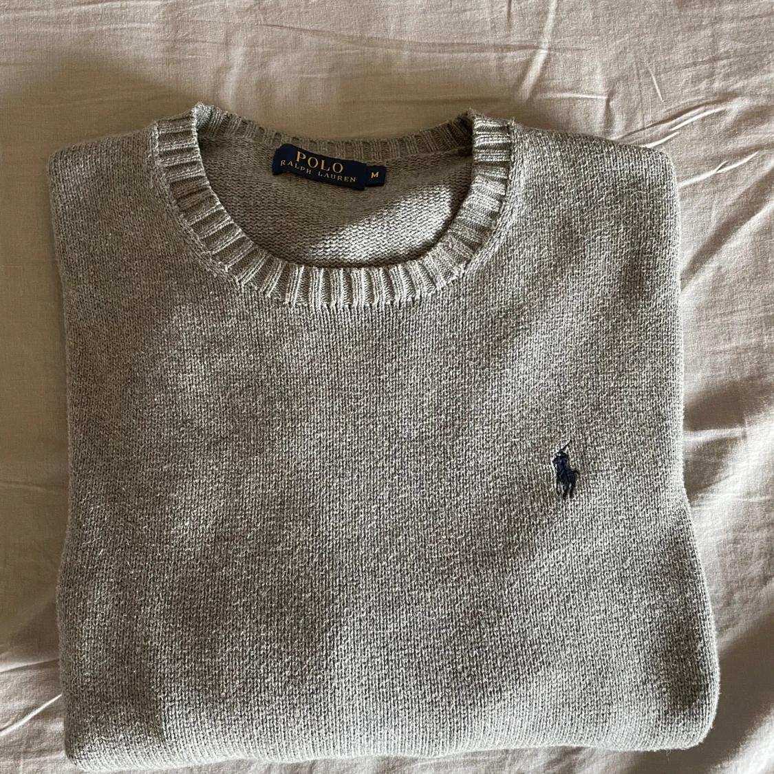 Grå stickad tröja från  Ralph Lauren - 1