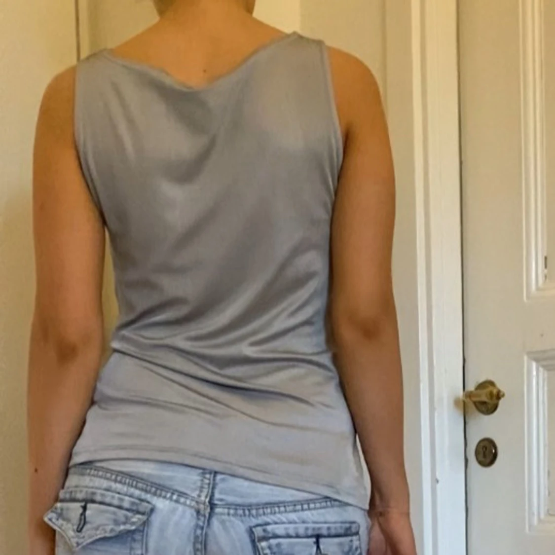 silvrig festtopp  - 2