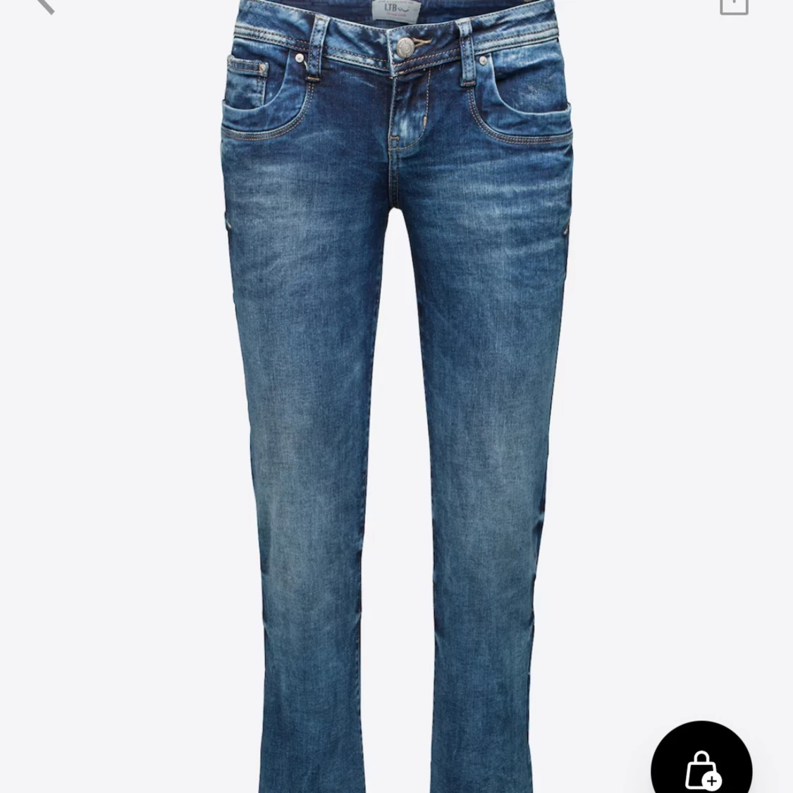 Blå Low Waist jeans från Ltb