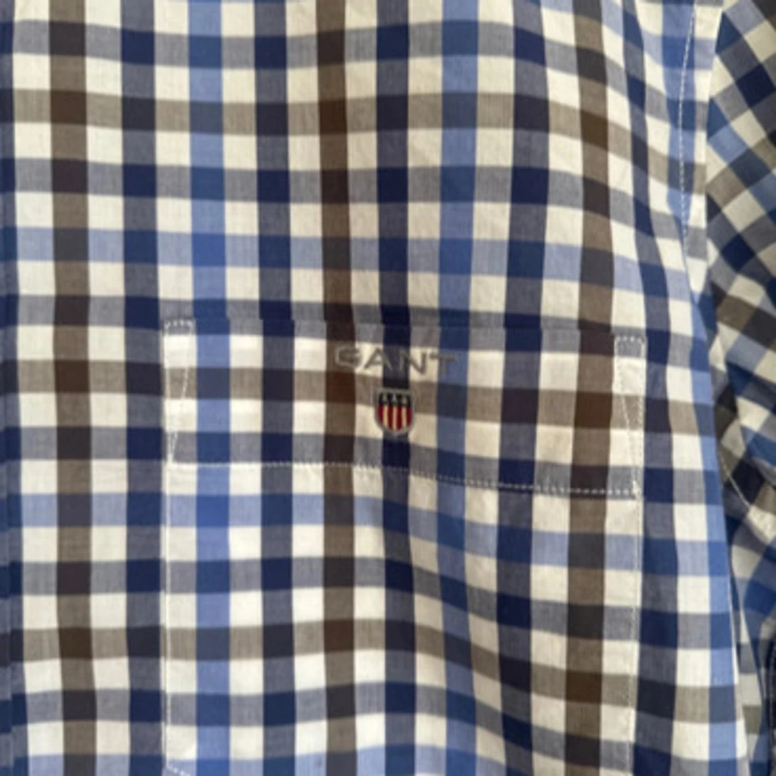Blårutig skjorta från GANT - 3