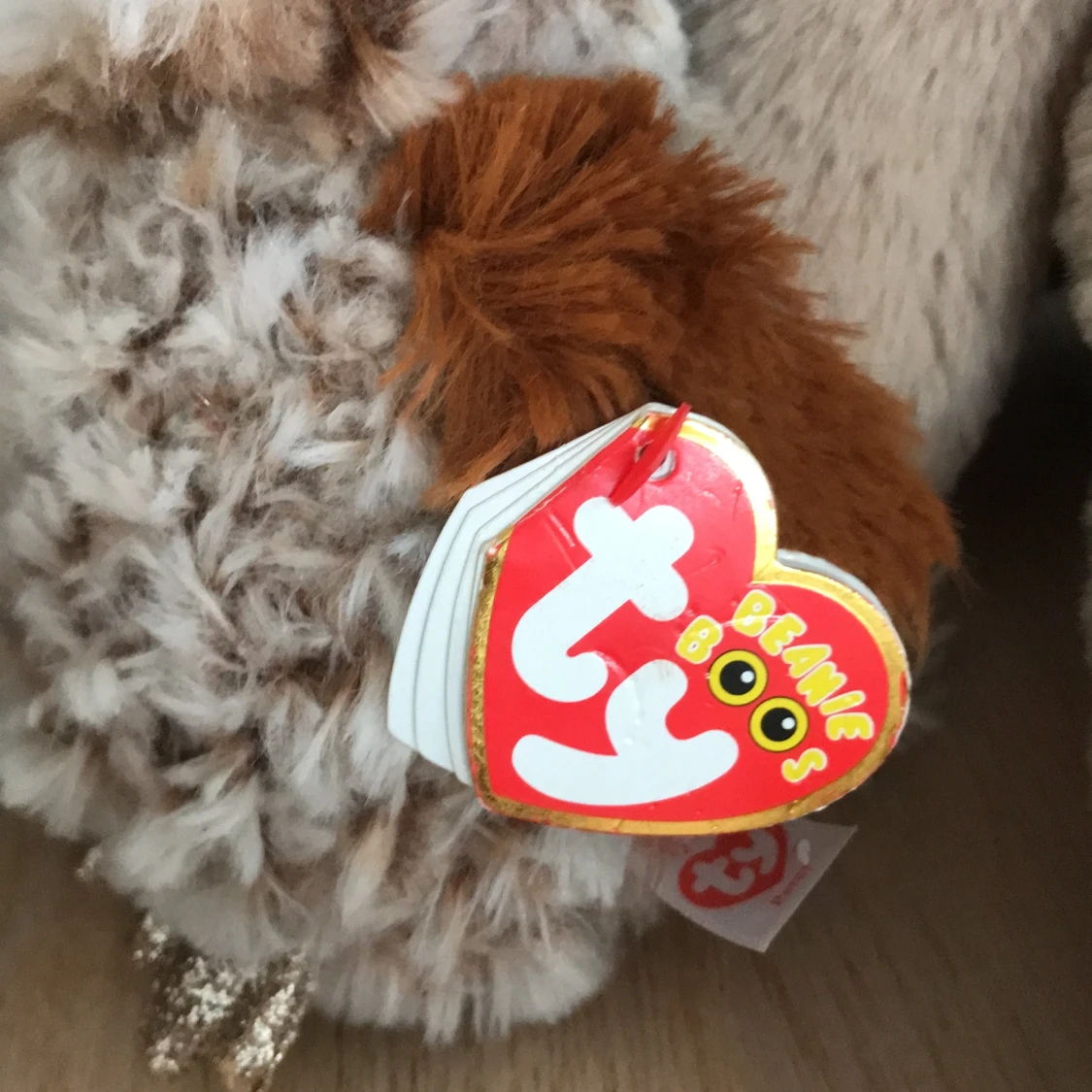 Brun nallebjörn med rutiga detaljer - 4