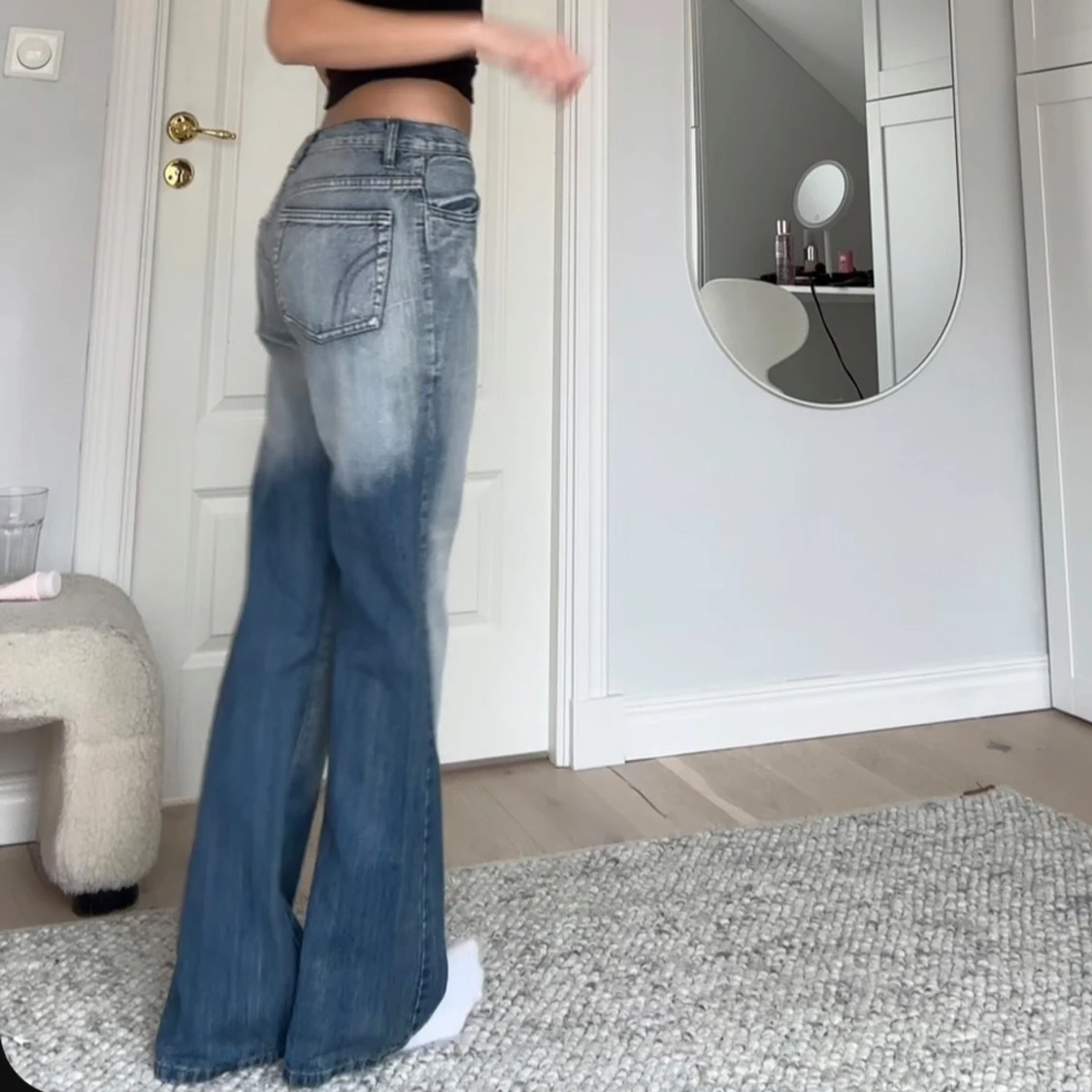 Lågmidjade jeans  - 4