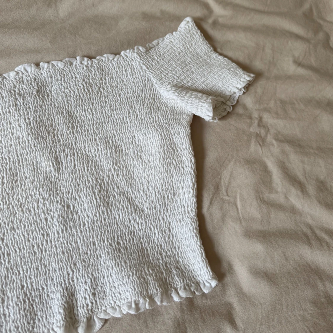 Vit offshoulder topp - 3