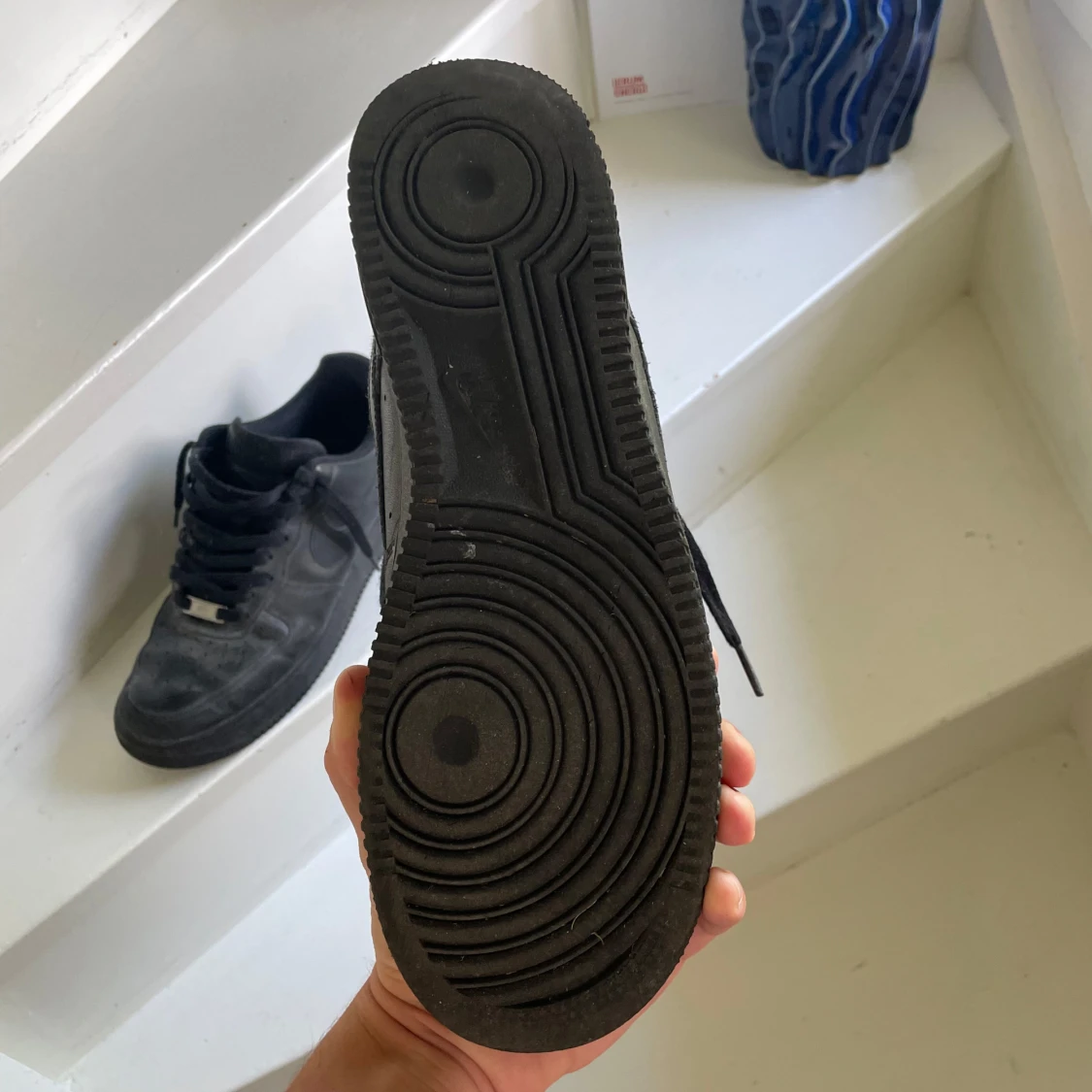 Svarta Nike Air Force 1 sneakers - 3