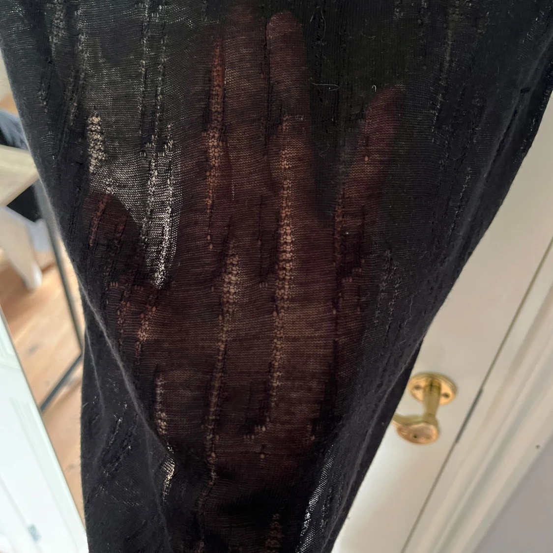 Svart transparent topp från Zara - 3