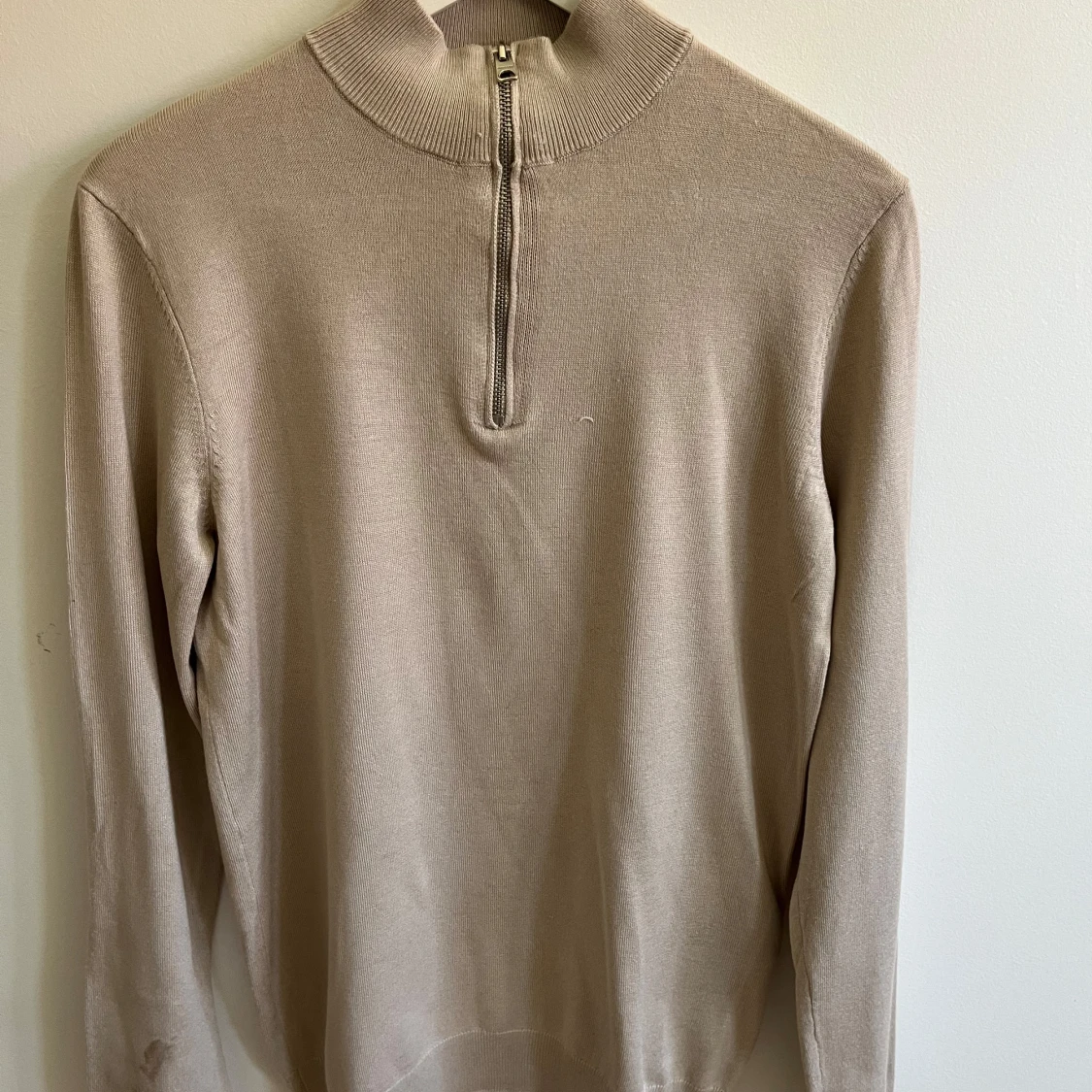 Beige half zip tröja Only & Sons