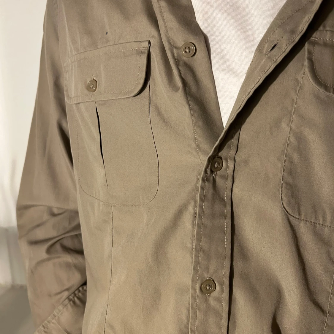 Beige overshirt från H&M - 1