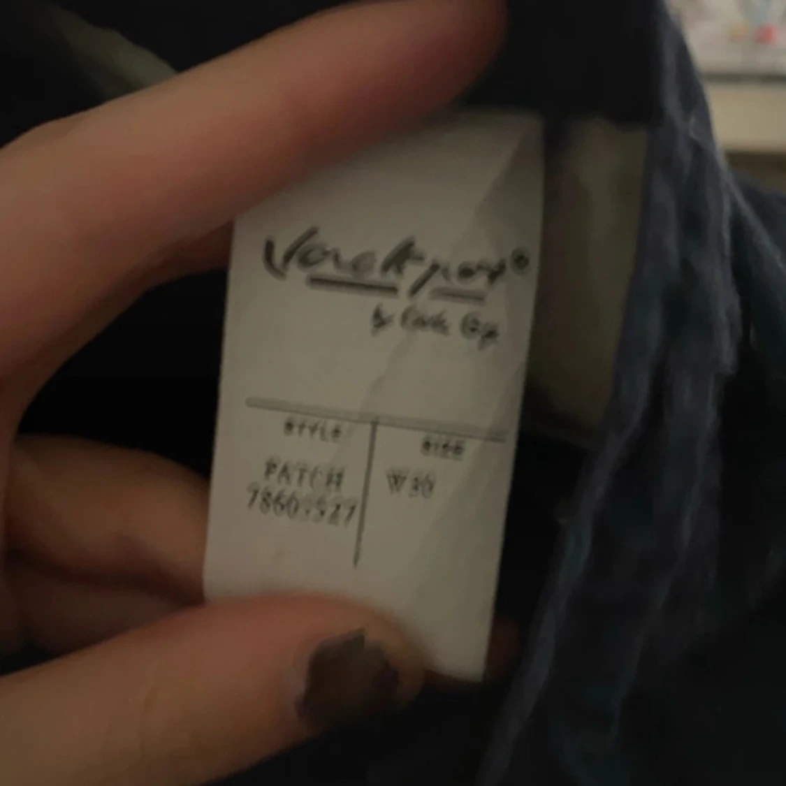 Mörkblå byxor  - 4