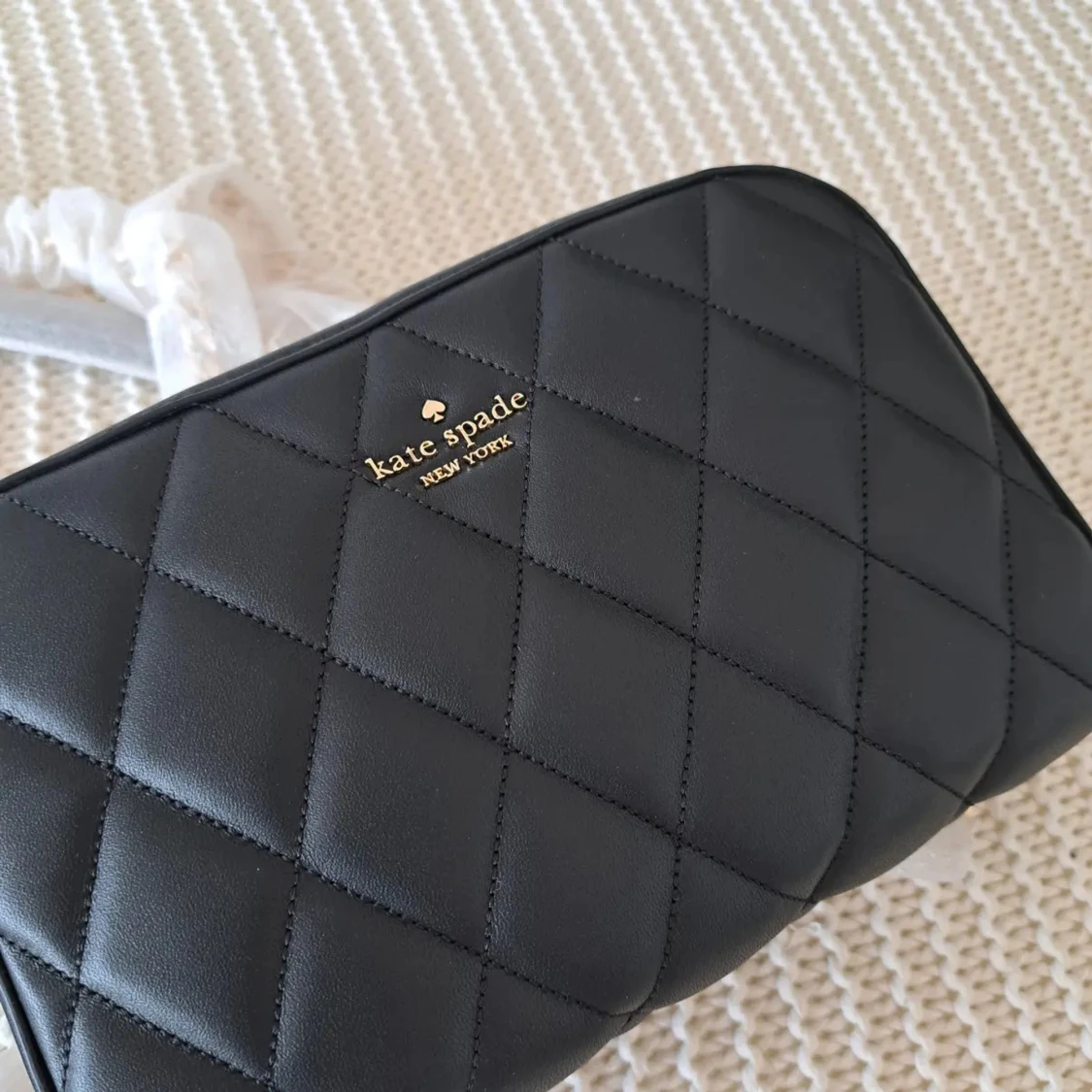 Svart quiltad axelväska från Kate Spade - 1
