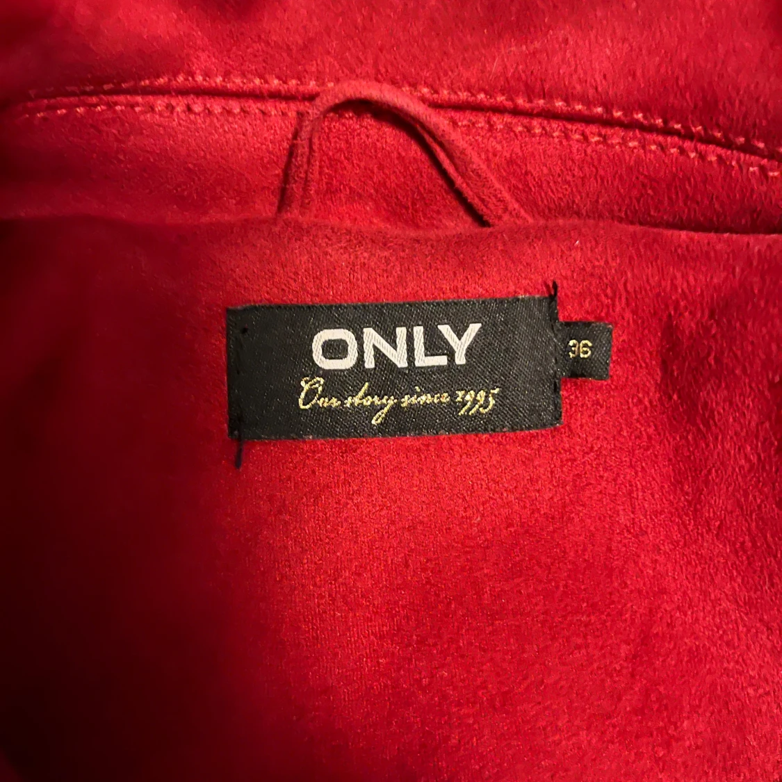 Röd mockajacka från ONLY - 2
