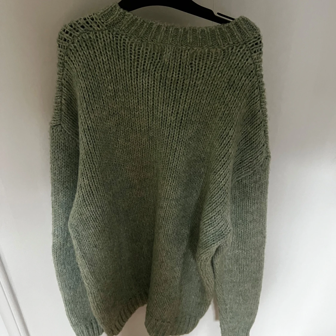 Grön stickad tröja Pull&Bear M - 1