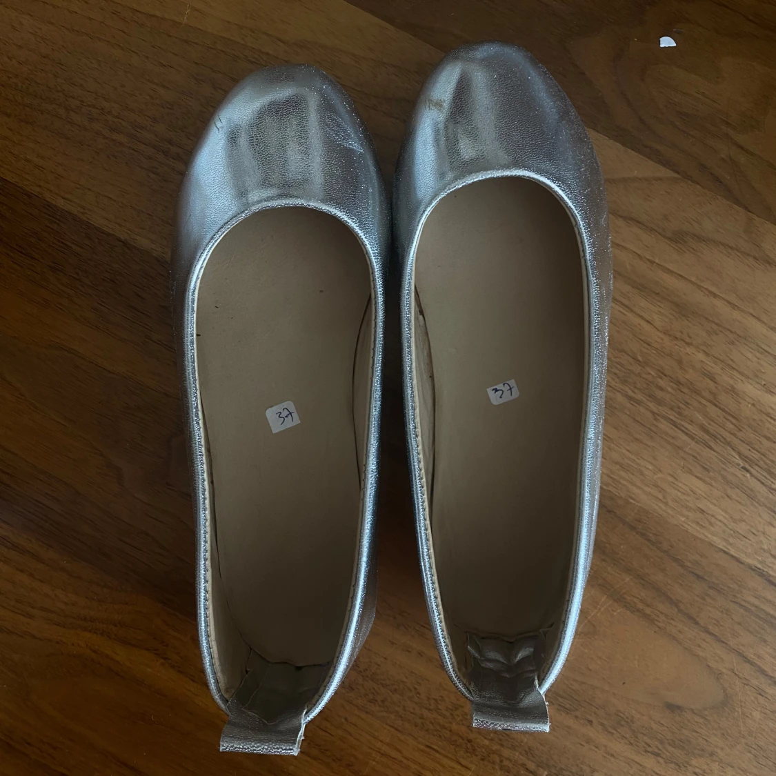 Silver ballerinaskor - 2