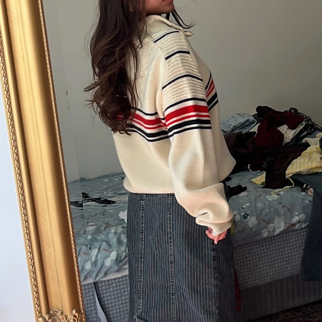 Randig half zip tröja från Sprint - 2