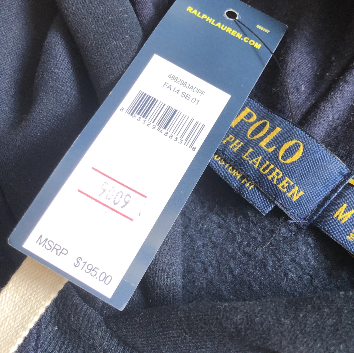 Marinblå hoodie från Polo Ralph Lauren - 3