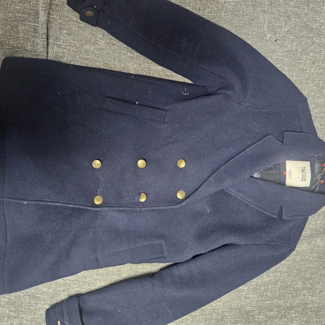 Marinblå skepparkavaj Hilfiger Denim - 1