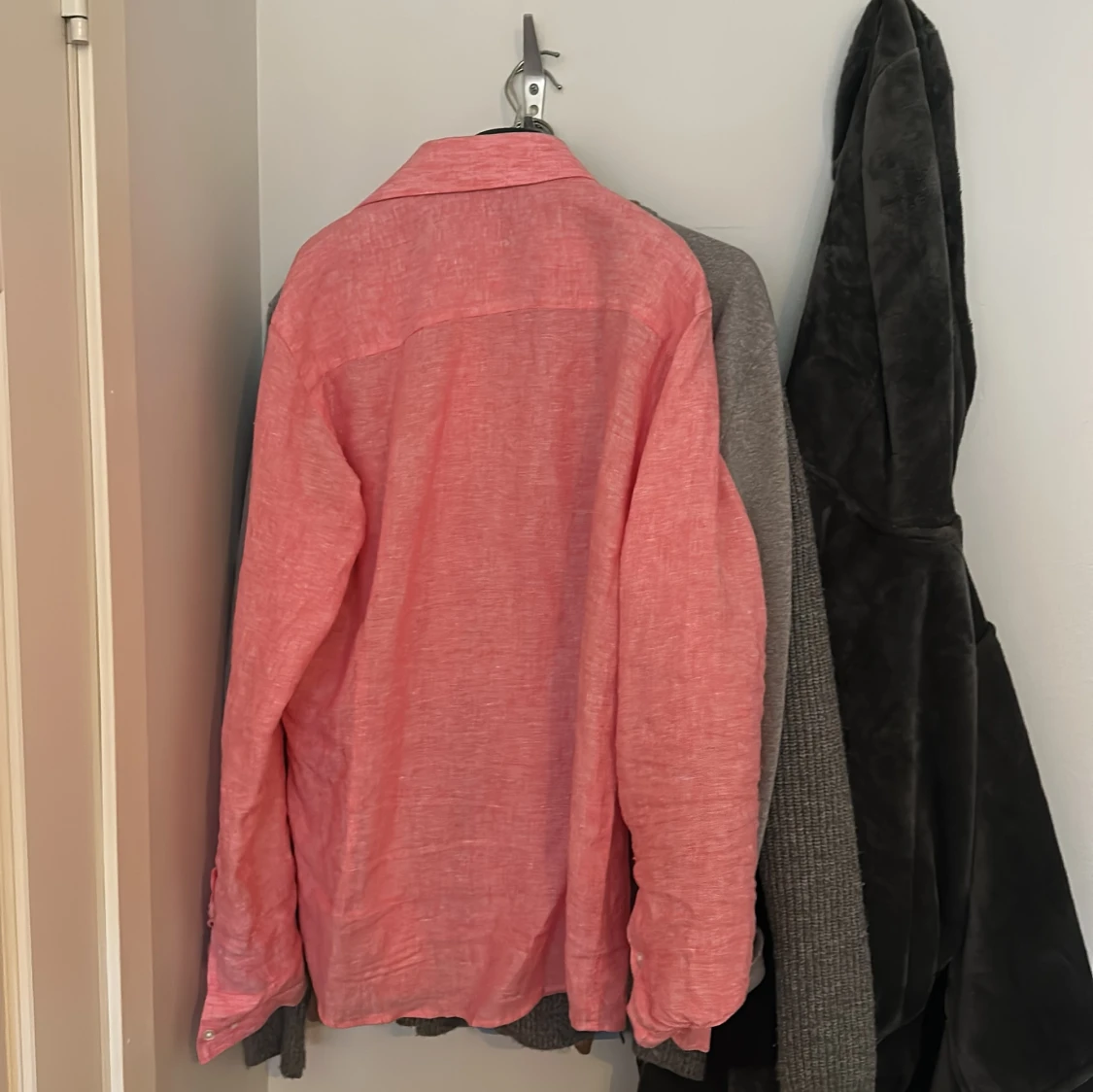 Rosa linneskjorta från Brunn o stengade  - 1