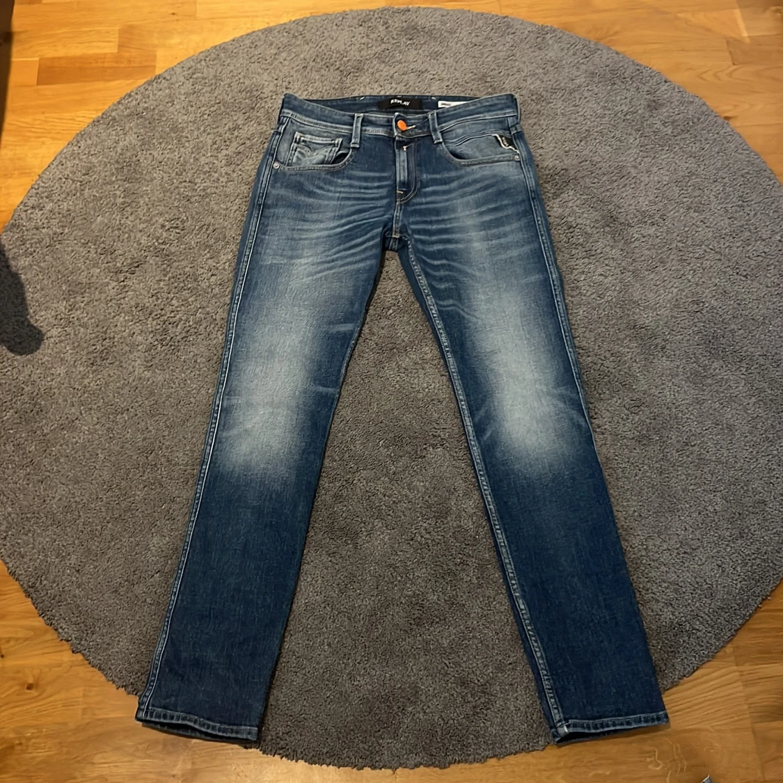 Replay Anbass skinny jeans blå - 1