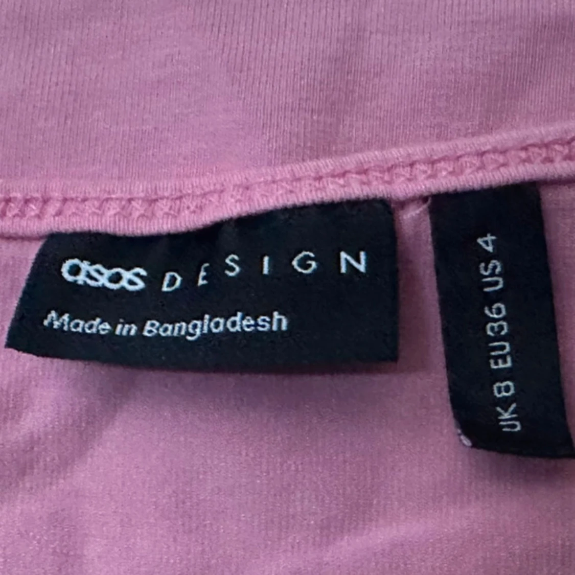 Rosa croppad halterneck-topp Asos - 2
