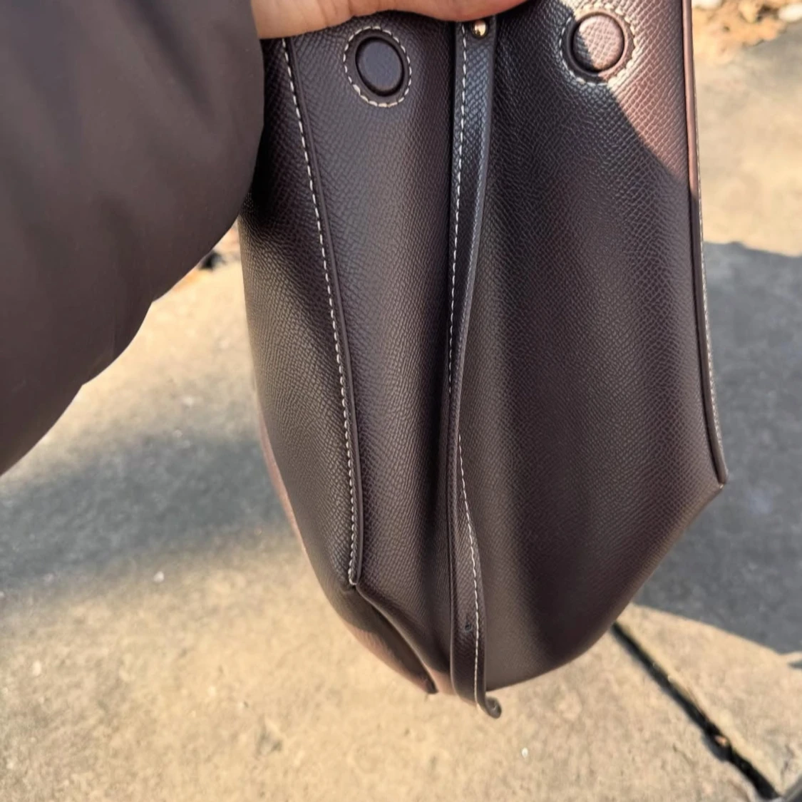 Brun  LIKLANDE  handväska  Polène ( inte äkta) - 2