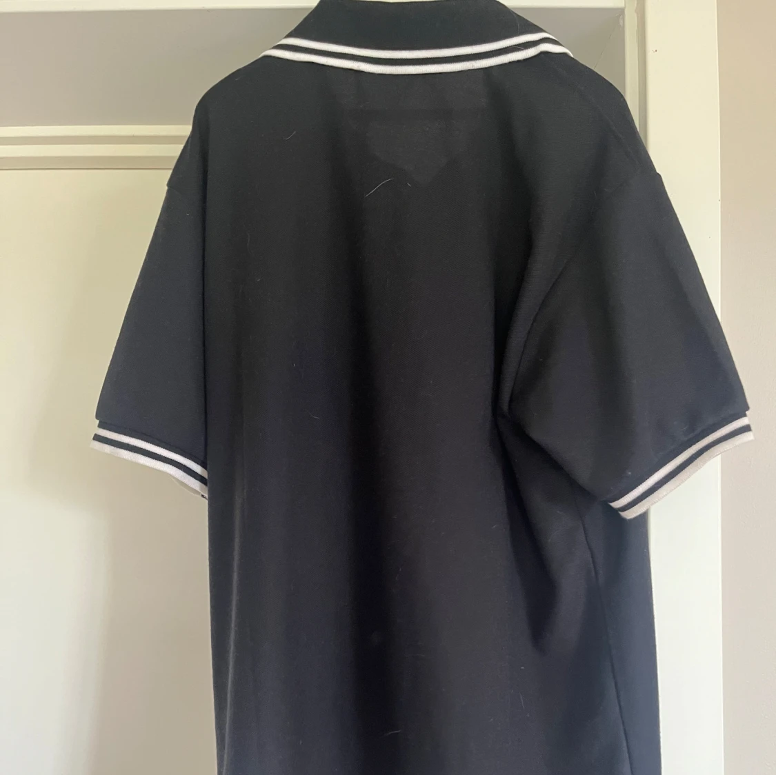 Svart Fred Perry pikétröja M - 3