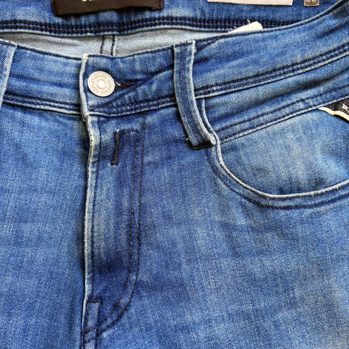 Replay blå jeans straight fit - 2