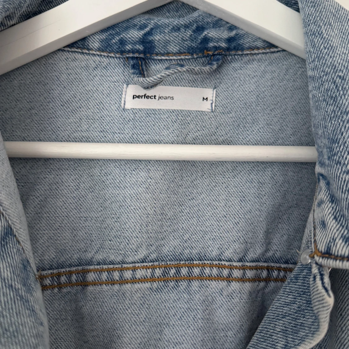 Oversized ljusblå jeansjacka Perfect Jeans - 1