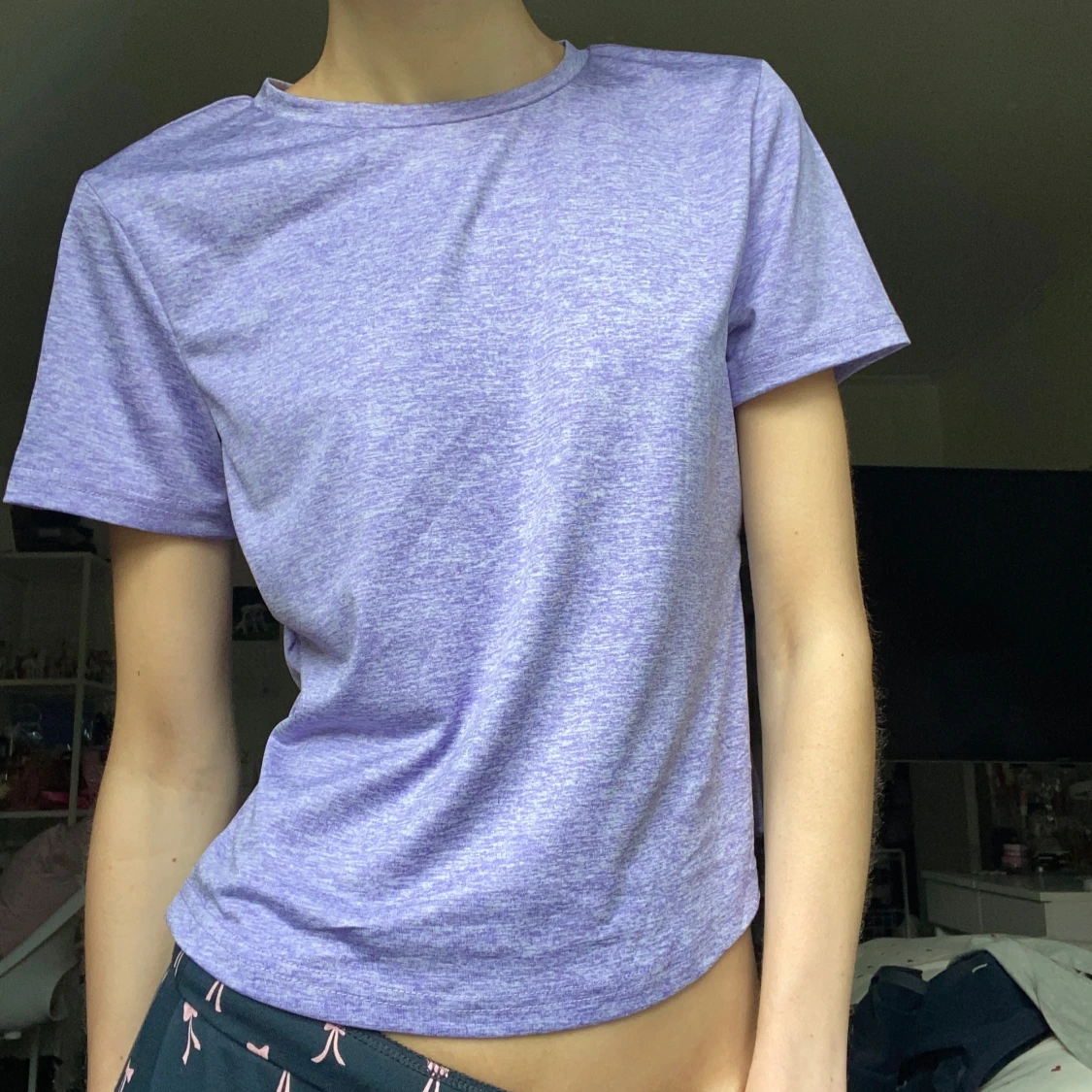 Ljuslila t-shirt