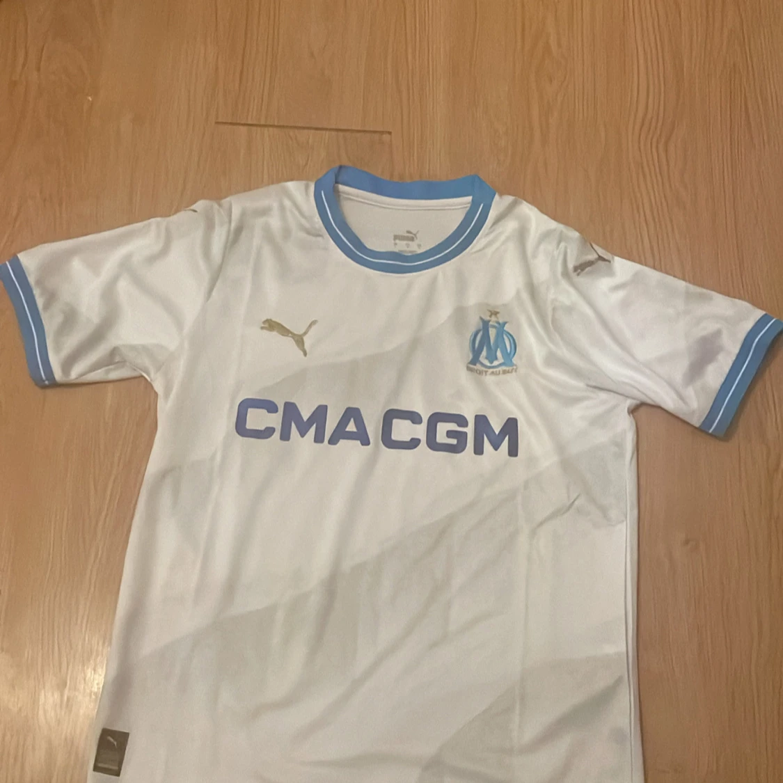 Vit Marseille fotbollströja Puma