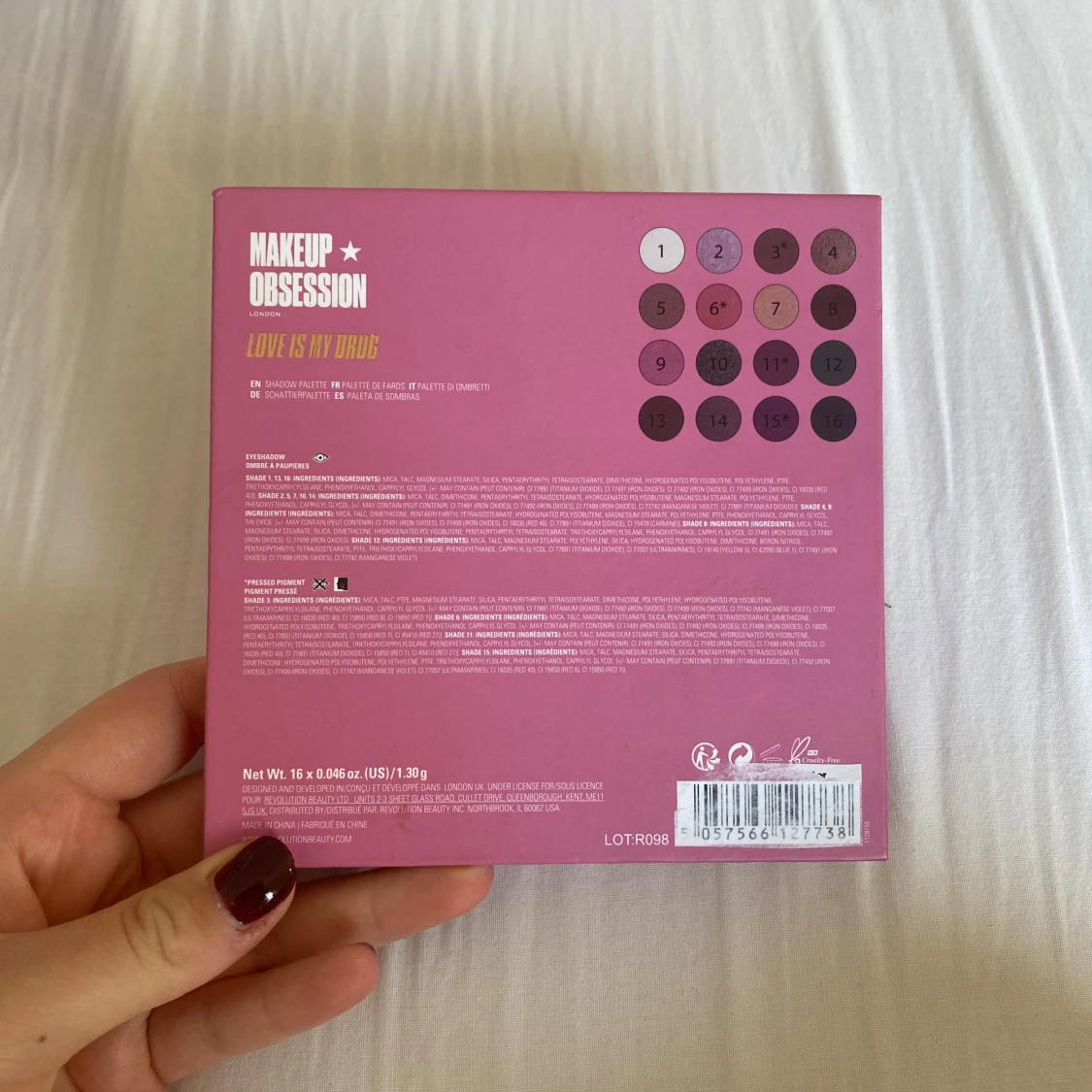 Ögonskuggs palett  - 2